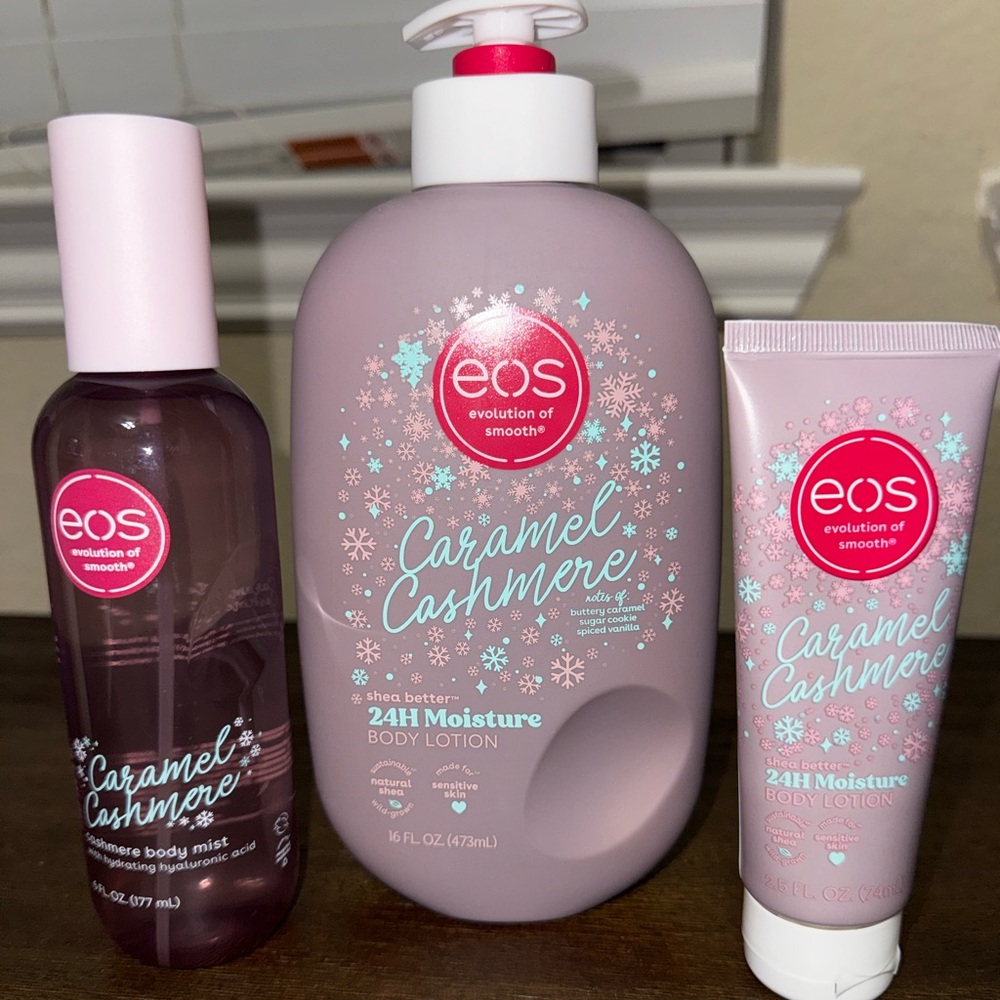 eos Caramel Cashmere Moisture Trio - Holiday